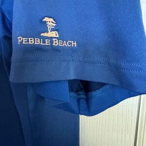Royal blue polo shirt